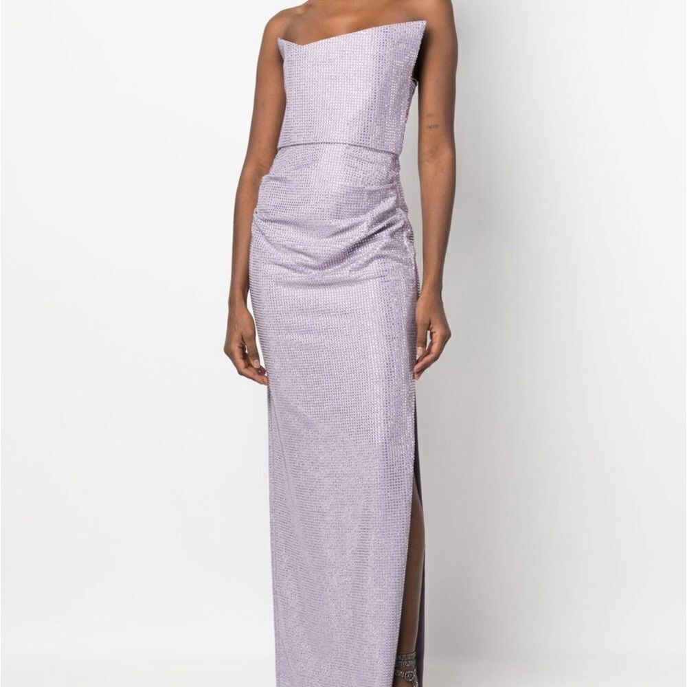 Roland Mouret Lilac Crystal Gown